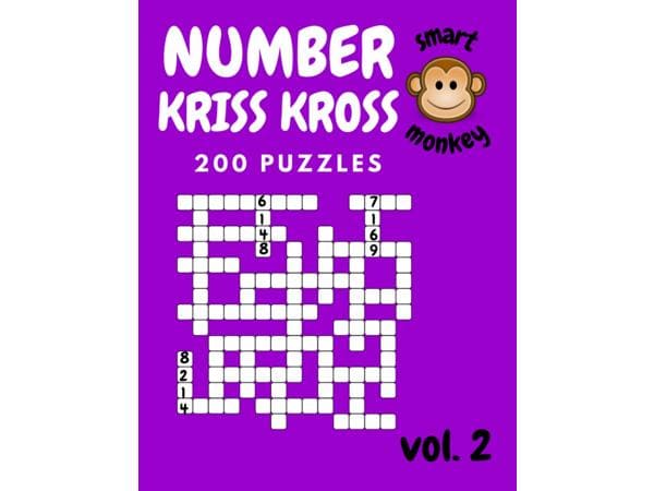 Number Kriss Kross Puzzle Book for Adults vol. 2