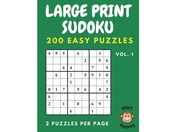 Sudoku Puzzles Large Print Easy