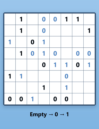 Play Binary Puzzle online